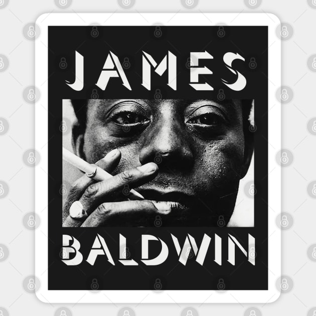 Copy of James Baldwin portrait Magnet by artbleed